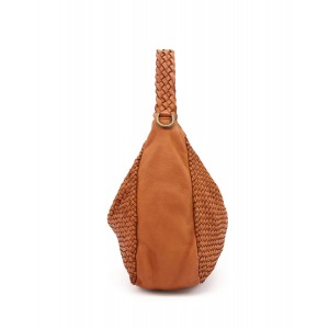 28 ■ Hobo Bag  für Damen Leder Geflochtene | Schultertasche für Damen Leder mit Vintage-Effekt